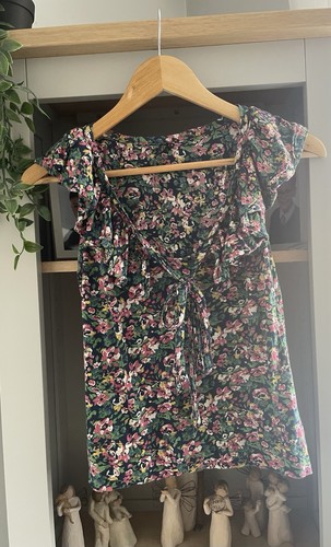 Topshop size floral ruffle - 6,