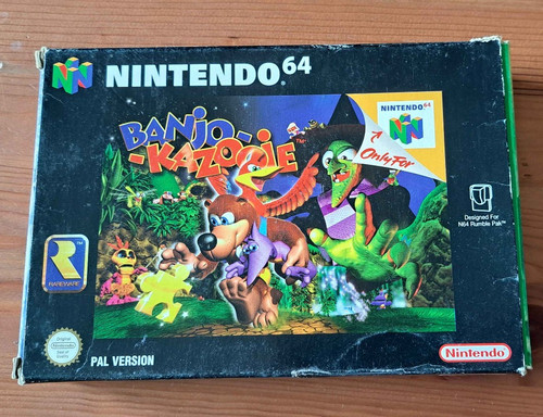 Banjo kazooie nintendo - kazooie, 64