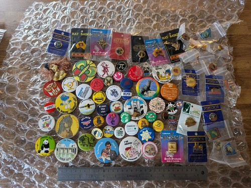 Badges pins job lot blot - &,