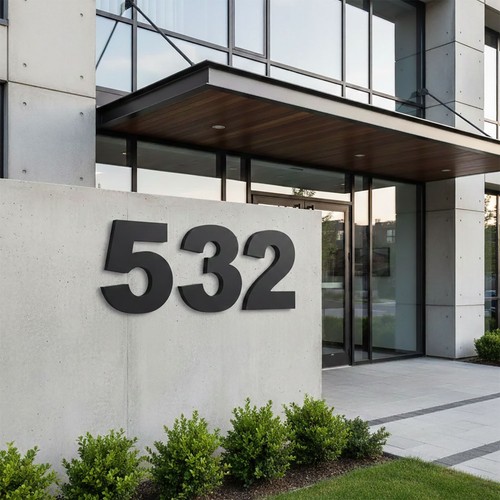 Inch address numbers - 12, for