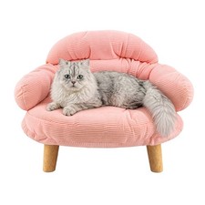 Elevated pet sofa chair with