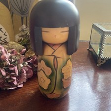 16.5 cm Japanese Creative KOKESHI Doll Vintage by FUJIKAWA SHOEI Signed KOB388