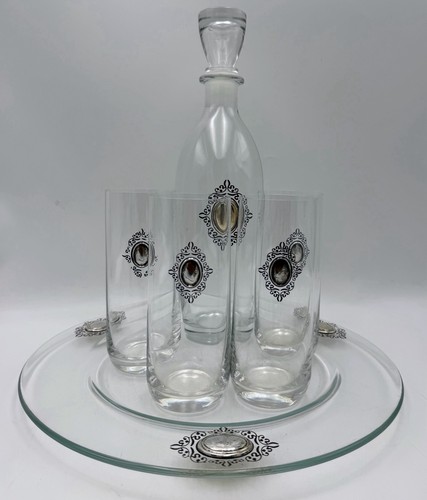 Italian silver decanter - silver,