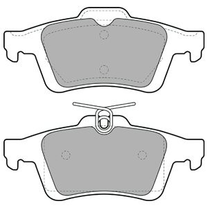 Delphi lp1958 brake - brake, pad