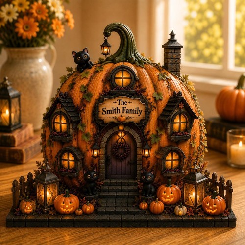Personalized harvest pumpkin - personalized,