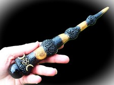 Witches wand, Oak wand, Black