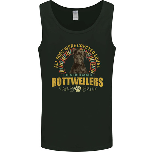 Rottweiler dog mens vest - a,