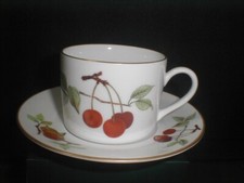 Royal Worcester Porcelain Evesham Gold Tea Cup & Saucer UNUSED Condition