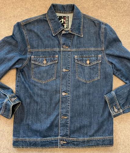 Vintage guess jacket mens - mens, l