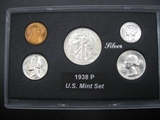 1938 P US Mint Set Brilliant