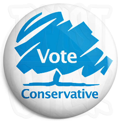 Vote conservative 25mm - vote,
