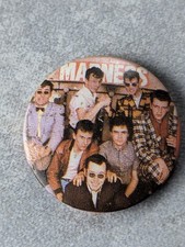 Vintage 80s Madness Pin BADGE 