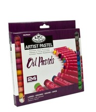 24 LARGE SIZE OIL PASTELS