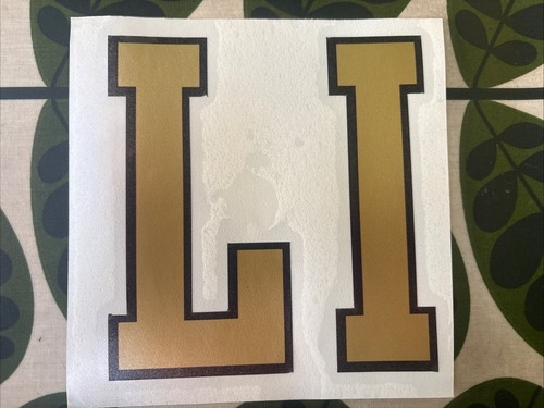 Letter sticker fits - li,