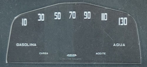 Cover 130 speedometer - km/h,