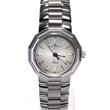 Baume & Mercier Riviera 5231 Quartz Silver Watch Battery Replaced Case