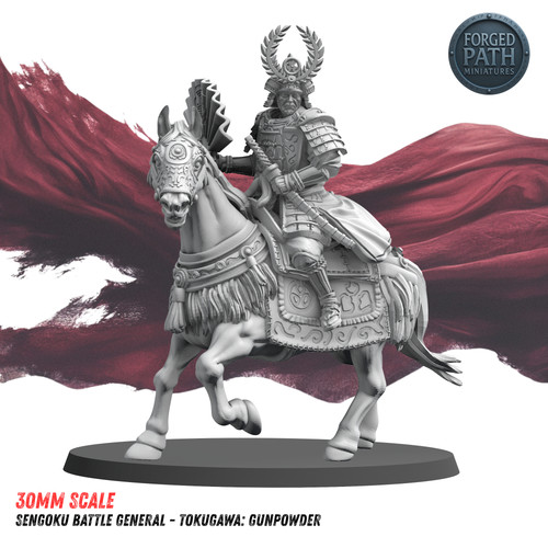Mounted samurai general - samurai, –