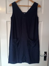 Next Women's Blue 55% Linen