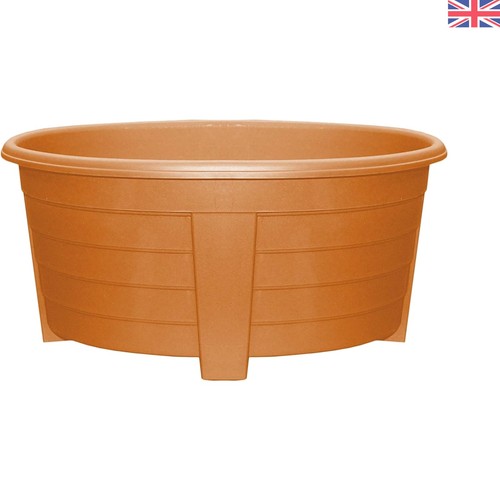 55cm terracotta oval - 55cm,