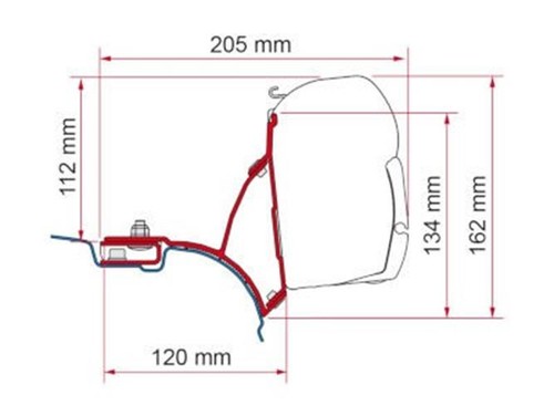Fiamma motorhome f45 - fiamma, adapter