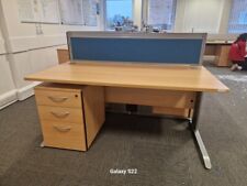 Used Office Desk. Matching Cabinet and Partition Screen. FAST UK DELIVERY ?