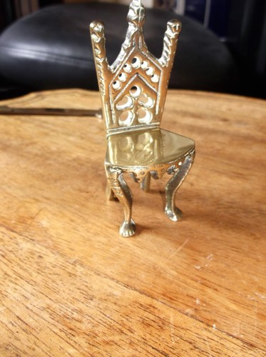 Vintage solid brass miniature - solid,
