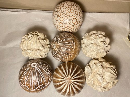 Set decorative carved - set,