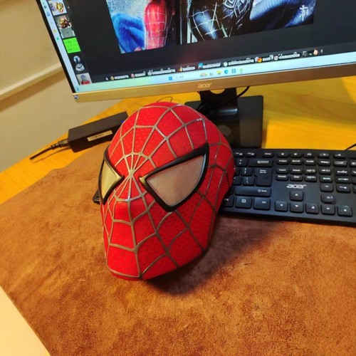 Spider man mask - spider-man, handmade