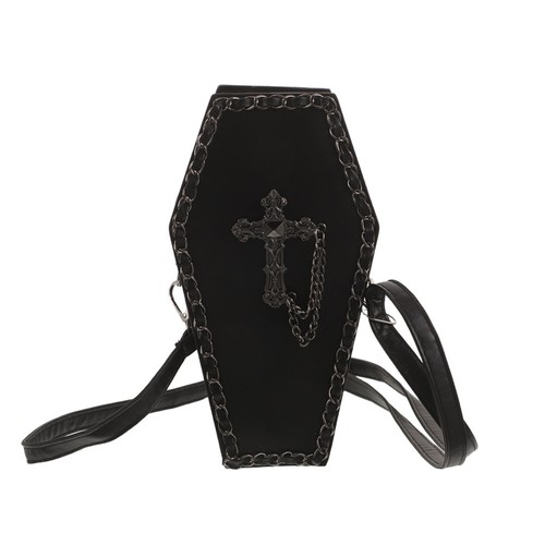 Gothic coffin purse - coffin,