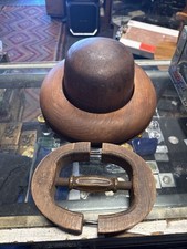 Wooden Hat Block Form Crown