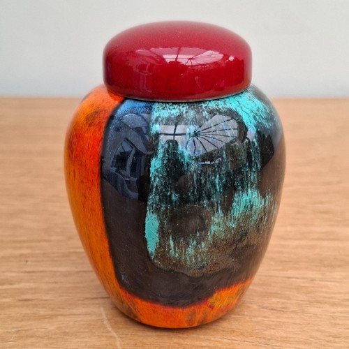 Small poole pottery volcano - small,