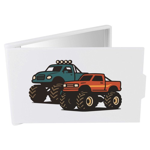 Racing monster trucks - 'racing,
