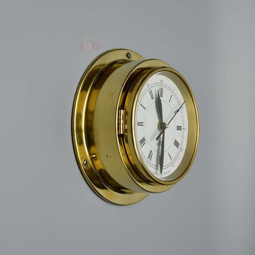 Authentic brass ships clock - authentic,