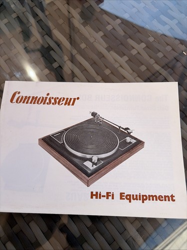 Connoisseur leaflet - connoisseur, hi-fi