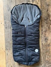 Black Alvi Outlast baby pram / buggy snuggle bag / cosy toe / sleeping bag