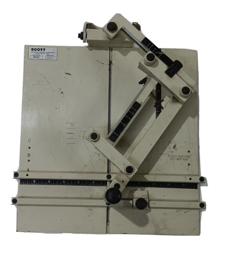 Scott machine 400 engraving - scott, sm-400