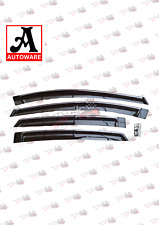 Toyota Prius 1.5 (03-09) Front & Rear Wind & Rain Deflectors 4 pcs (CHROME)