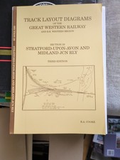 Track Layout Diagrams Railway Book Cooke GWR WR Sect 29 Stratford & Midland