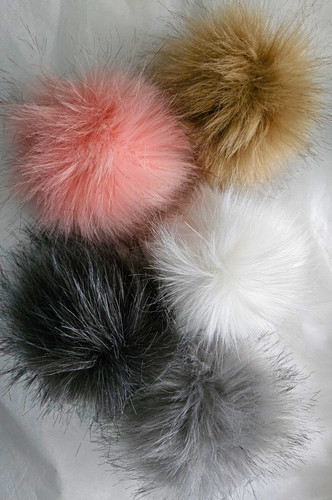 Faux fur pom - fur,
