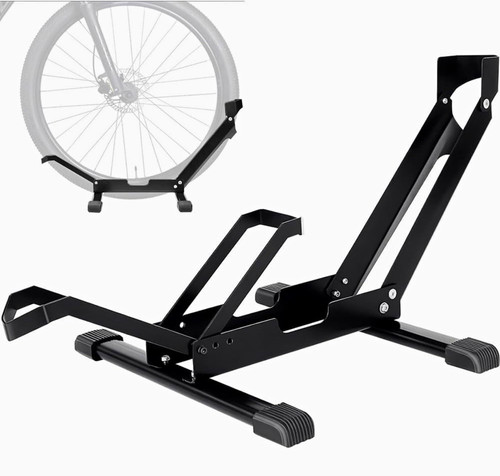 Black floor bike stand - black, 1