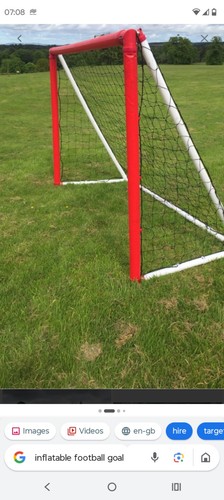 Inflatable football goal - football,