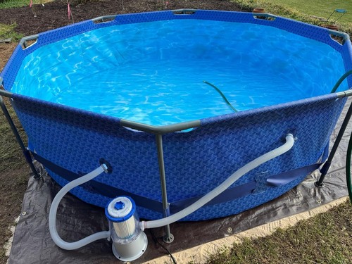 10ft 30in round frame deep - x,