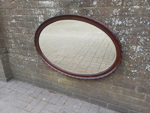 Massive one metre antique oval - antique,