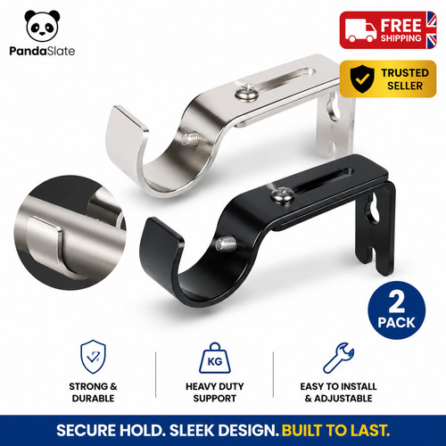 Metal curtain rod rail - metal,
