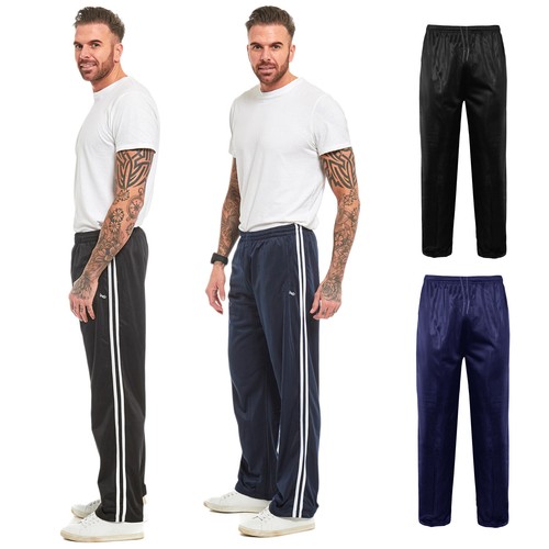 Mens silky jogging bottoms - jogging,
