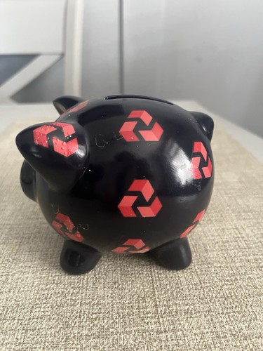 Nat west piggy bank - nat, blue