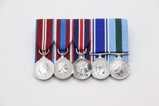 Diamond Platinum Jubilee Kings Coronation Police CIIIR & PSNI Miniature Medals