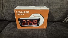 Digital Alarm Clock Large Digit Display Bright Night Light Simple Set Up Snooze