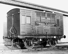 Old Train Photo Horse Box No