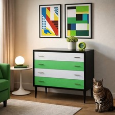Vintage Chest of Drawers Beech